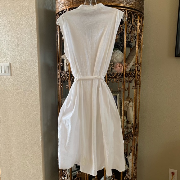 White Stag Stretch Button Down Shirt Dress - Picture 4 of 4